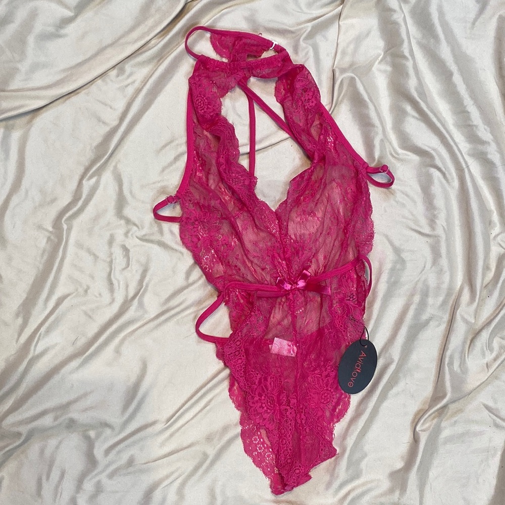 Avidlove | Lace Choker Teddy Lingerie | Large